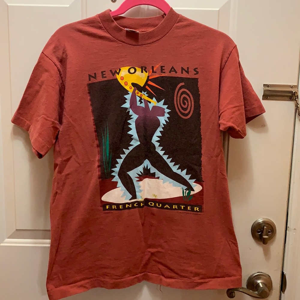 Vintage New Orleans French Quarter Tee Medium